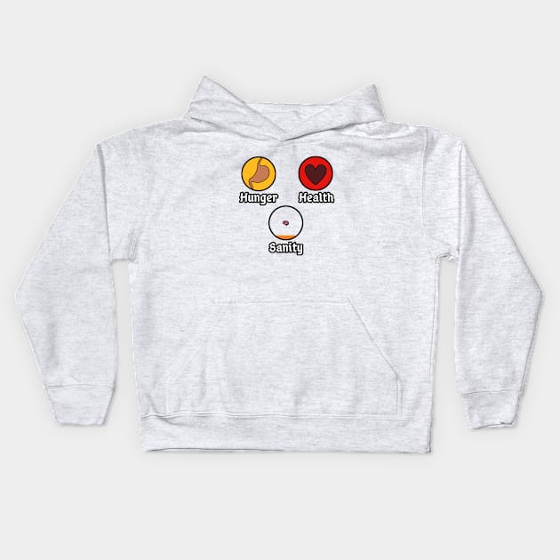 stats menu Kids Hoodie by Dyobon